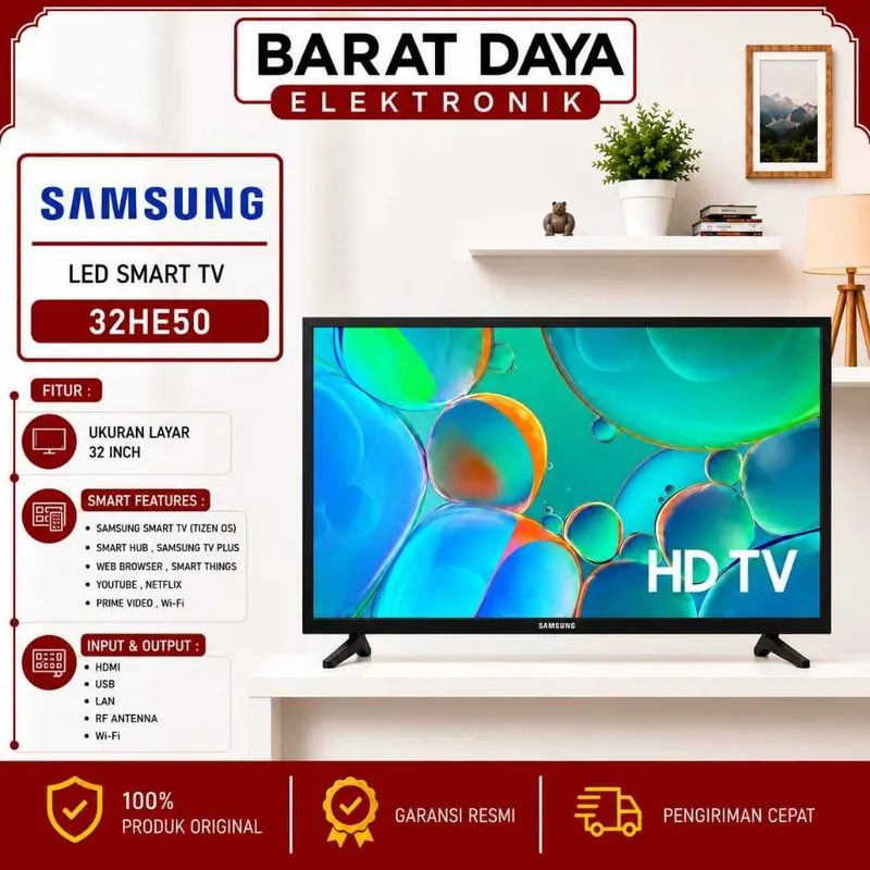 LED Samsung Smart TV 32" HD 32HE50 TV