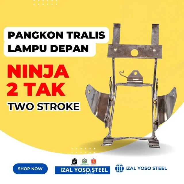 Pangkon Tralis Lampu Depan Ninja 2 Tak/ TWO Stroke