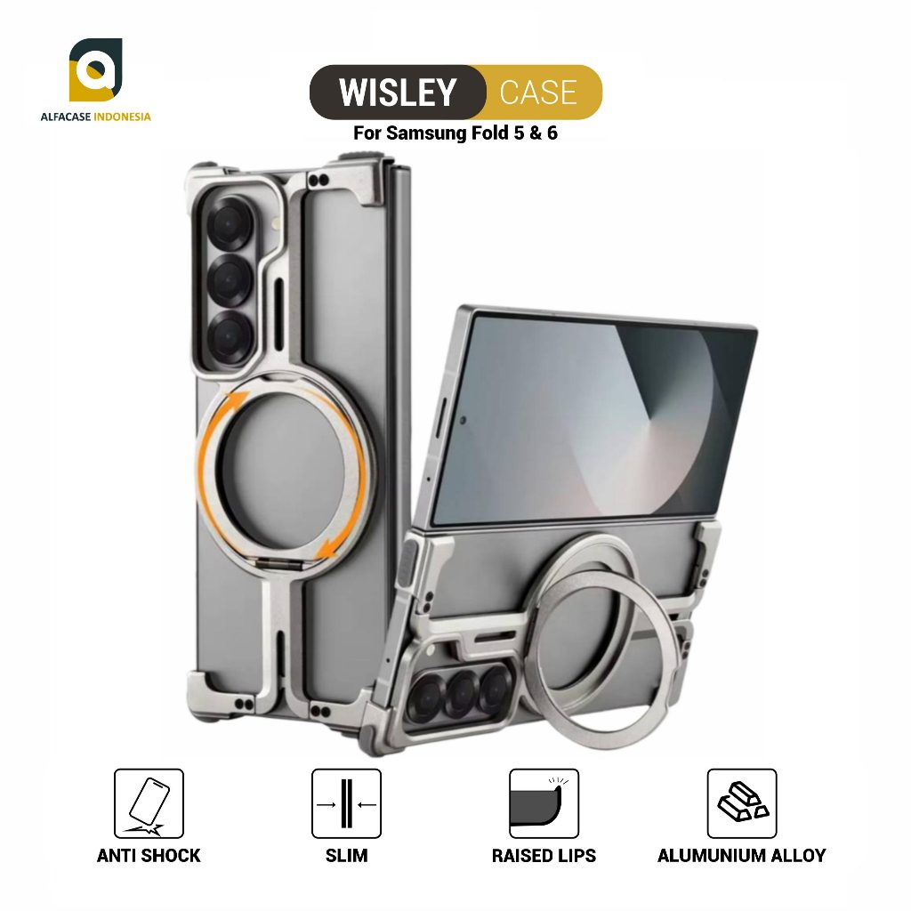 ALFACASE Case Samsung Z Fold 5 6 - Wisley - Casing Z Series