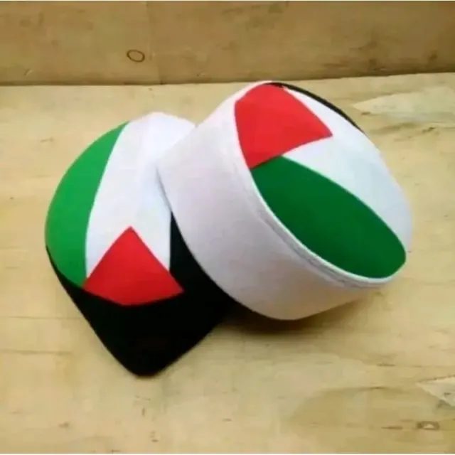 Peci Kopiah Uje Palestina Anak & Dewasa Semi Beludru