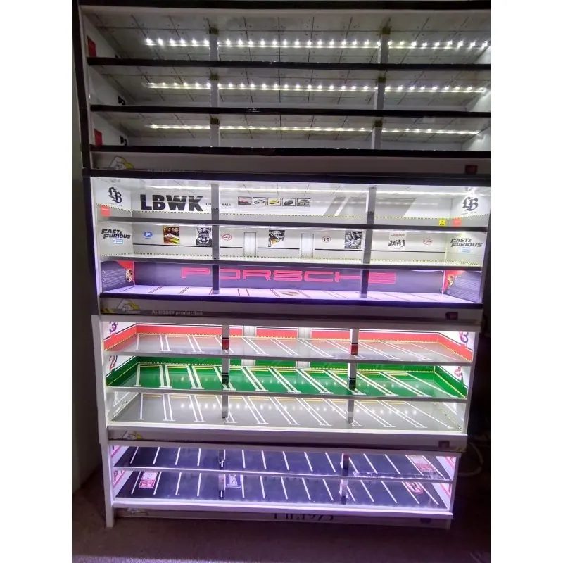 Rak Diorama Parkiran 3 lantai reguler skala 64