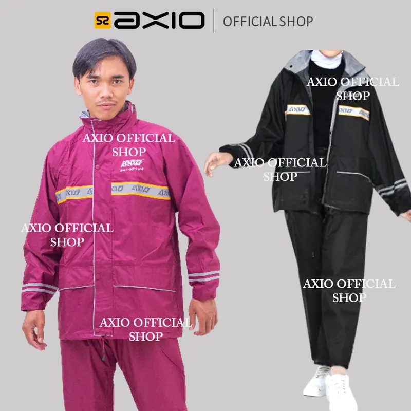 Jas Hujan AXIO Europe Pria Wanita Original Mantel Setelan Asli ORI 100%
