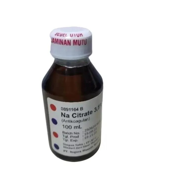 Reagen - Na Citrate 3.8 % ukuran 100 ml