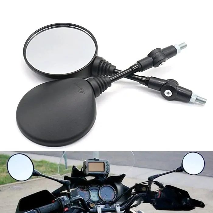 Kaca Spion Motor Model Bulat Bike Rearview Mirror Round 2 PCS