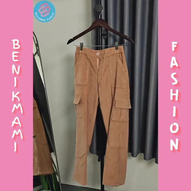 Celana Premium Pjg Cargo Corduroy Pinggang Karet