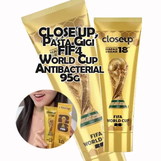 CLOSE UP, Pasta Gigi FIF4 World Cup Antibacterial 95g