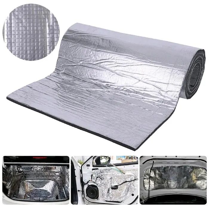 Peredam Kebisingan Mobil Aluminium Foil Noise Insulation 2M 50cm 5mm