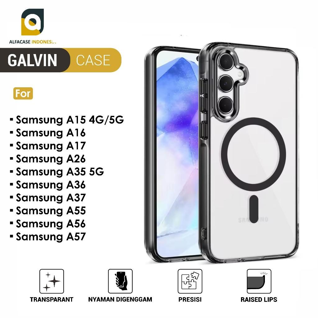 ALFACASE Case Samsung A15 A16 A17 A26 A35 A55 A36 A37 A56 A57 5G - Galvin - Casing Galaxy
