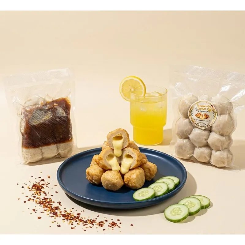 Dapur Ummi Pempek Dos isi Keju Pack + CUKO
