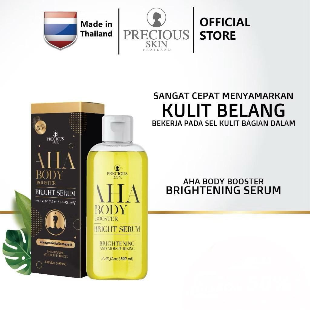 Precious Skin Thailand AHA Brightening & Whitening Booster Body Serum Jumbo / Pemutih