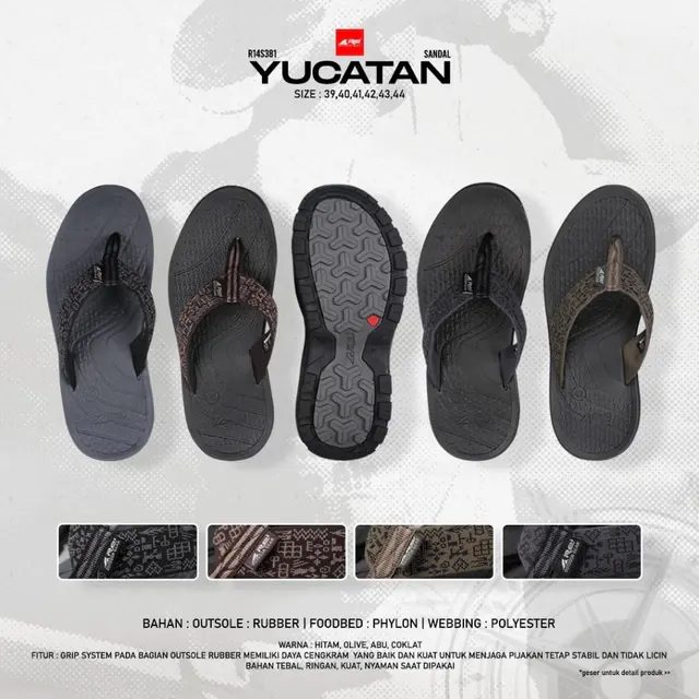 Sandal Jepit Pria Yucatan Arei Outdoorgear