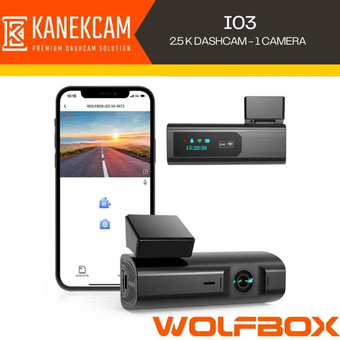Dashcam Wolfbox I03 Kamera Mobil 1 Camera