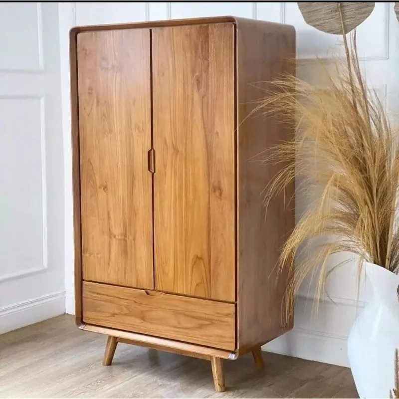 Lemari Retro Minimalis Kayu Jati Tua