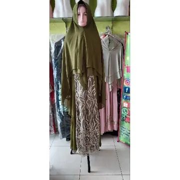 Set Syari kombinasi Brukat by Ummina