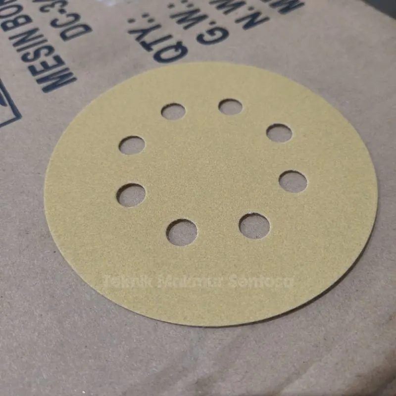 Amplas Bulat Velcro Disc 5" 8 Holes 125mm
