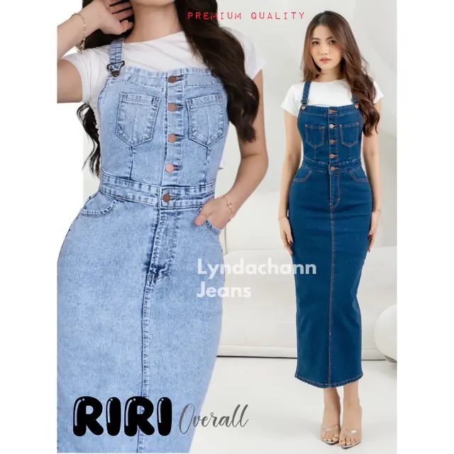LYNDACHANN - Overall Riri Premium Jeans Wanita