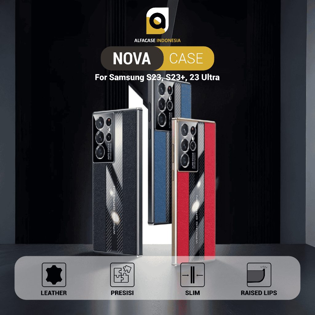 ALFACASE Casing Samsung S23 S24 Plus Ultra Nova Case