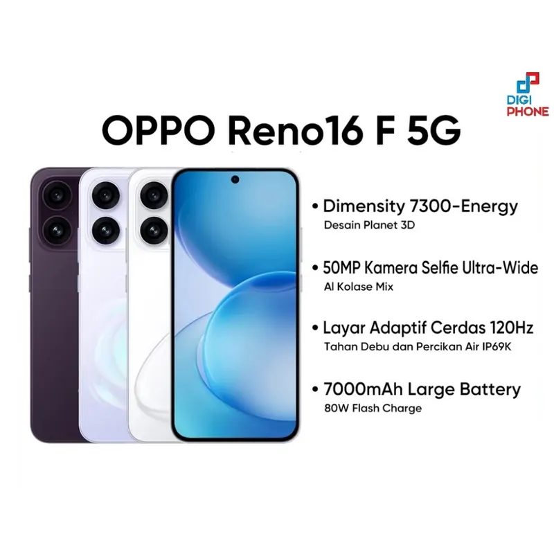 Oppo Reno 16F (5G) ( Indonesia)