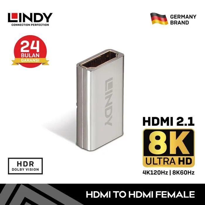 Adapter Coupler HDMI 2.1 LINDY Female to 8K 10K