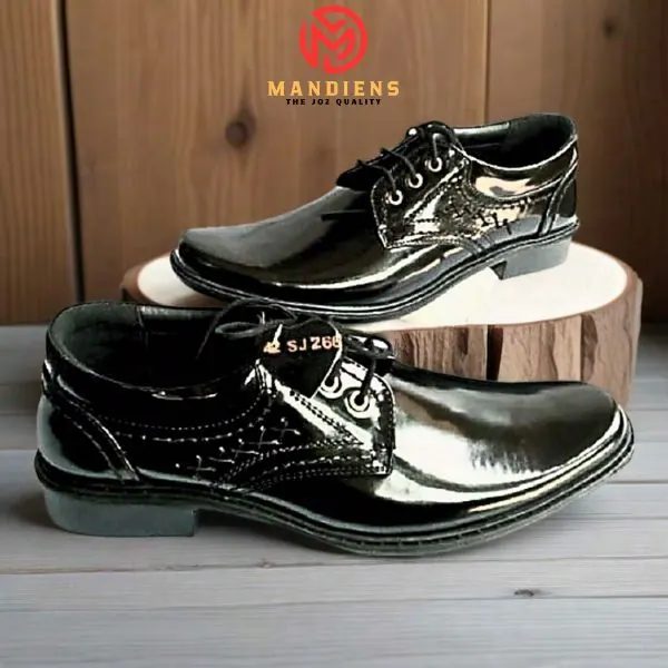MANDIENS - SJ.266 /SJ.166 Sepatu Pantofel Kulit Asli Original Medali Export Quality