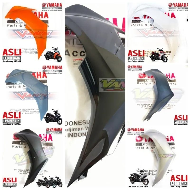 Panel 1&2 Sayap Depan New Aerox 155 Connected 2021-2024 (SEBELAH) Original Yamaha Genuine