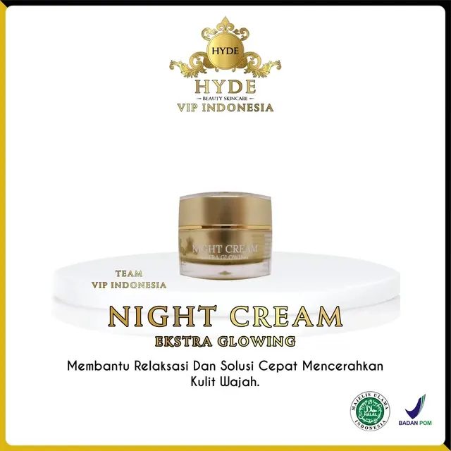 Hyde Beauty Skincare Night Cream Extra Glowing