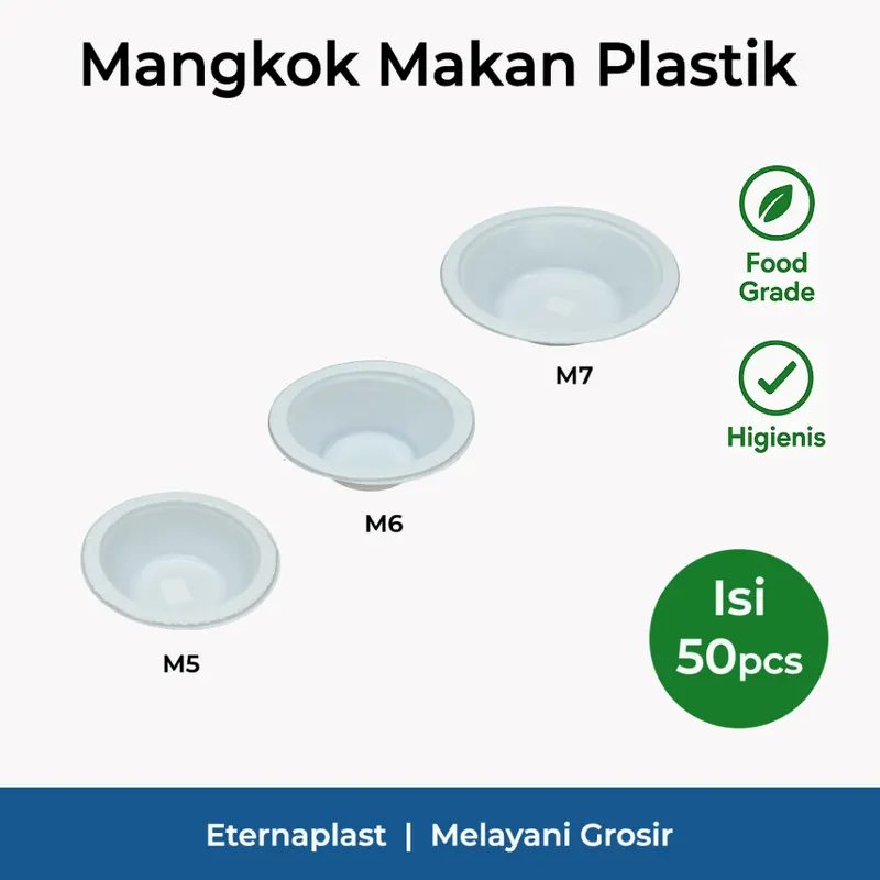 (50PCS) Mangkok Plastik