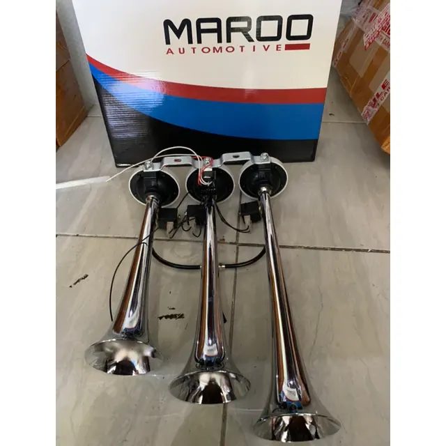 Klakson maroo 3 corong pakai angin bisa telolet