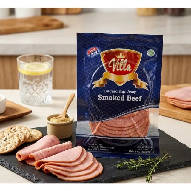 Villa Smoked Beef - Daging Sapi Asap Premium 225gr