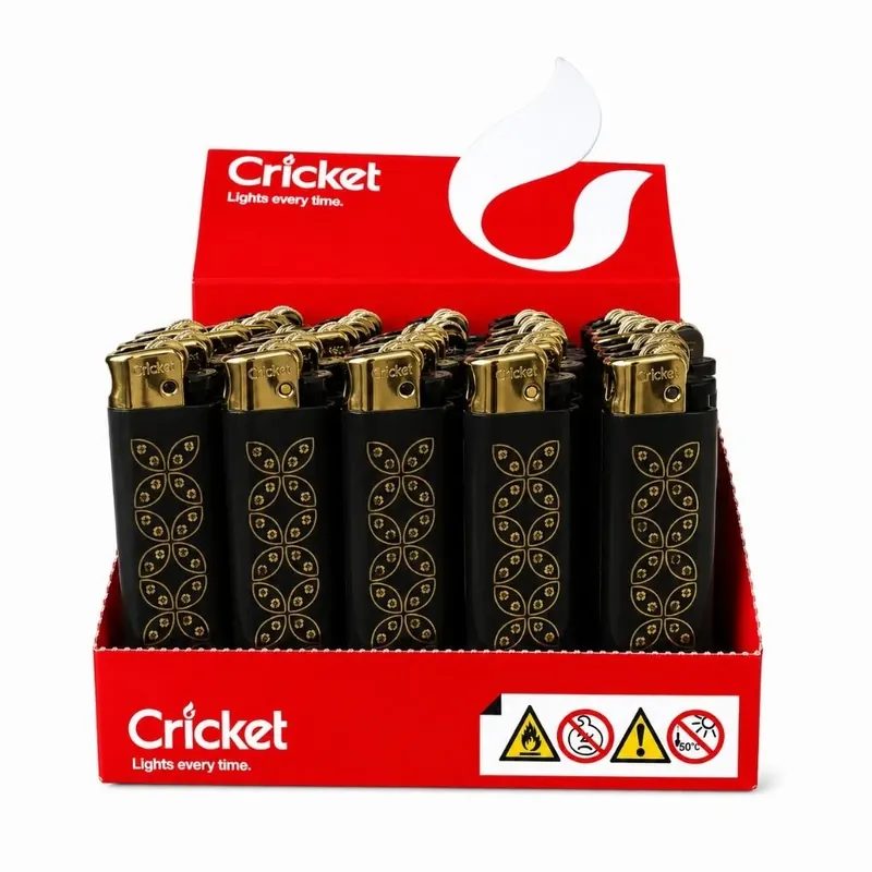 Korek Api Cricket Varian BlackGold 1 box Isi 25 pcs
