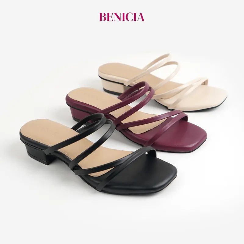 BENICIA Calida Sandal Heels Tali Wanita Hak 3cm Untuk Kondangan Dan Wisuda