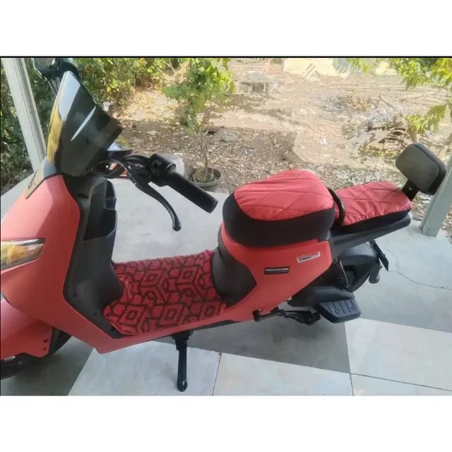 Cover sarung jok sepeda listrik UWINFLY D60 / Selis Type D65 model WAJIT 1 SET depan