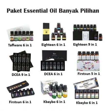 Paket AromaTerapi Aromatherapy Essential Oil Pengharum Ruangan