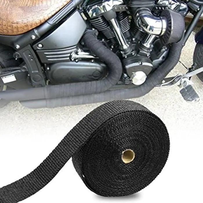 Exhaust Wrap Lakban Peredam Panas Knalpot - Black