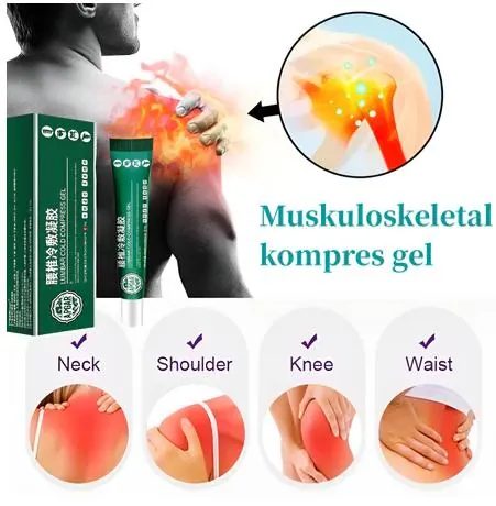 Cream Sakit Punggung Lumbar Cold Compress Gel 20g Ampuh Salep Pereda Nyeri Otot