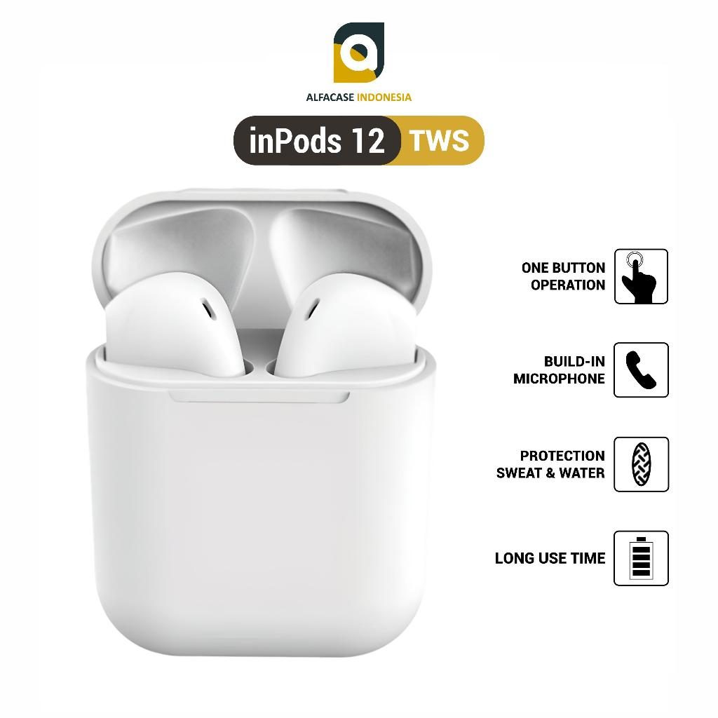 ALFACASE TWS Bluetooth inPods 12 Earphone Headset Wireless