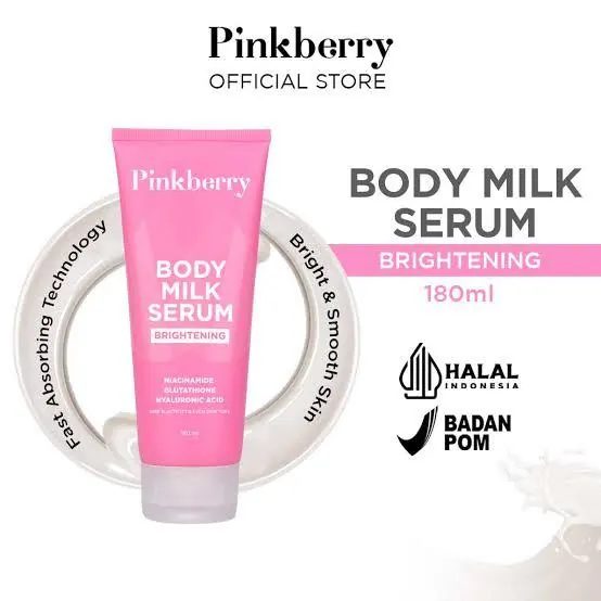 Pinkberry Body Milk Serum Brightening 180ml