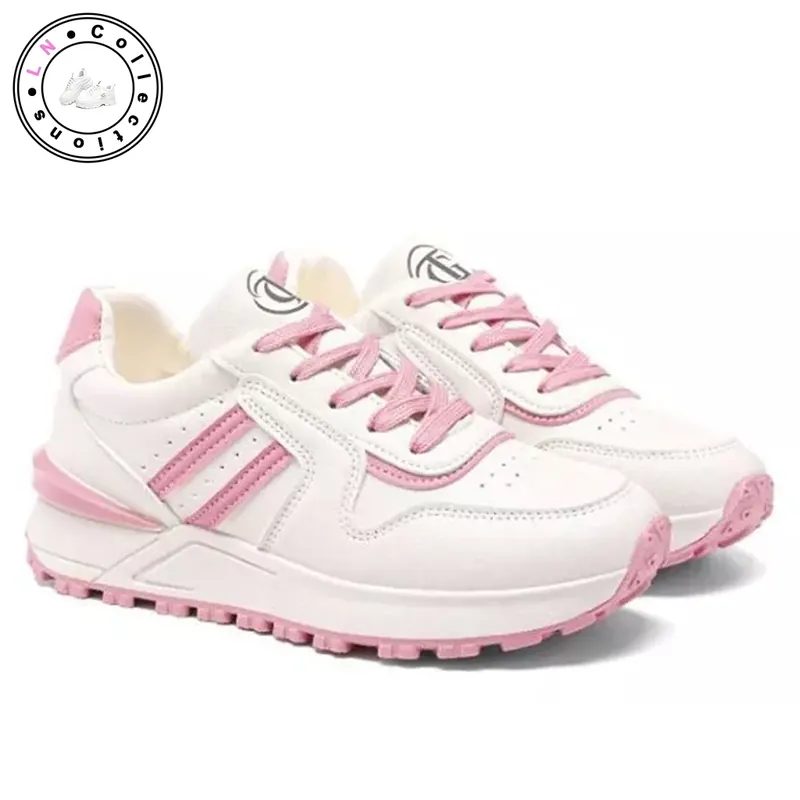 LN Sepatu Olahraga Wanita Sneakers Sport Shoes Kets Pink