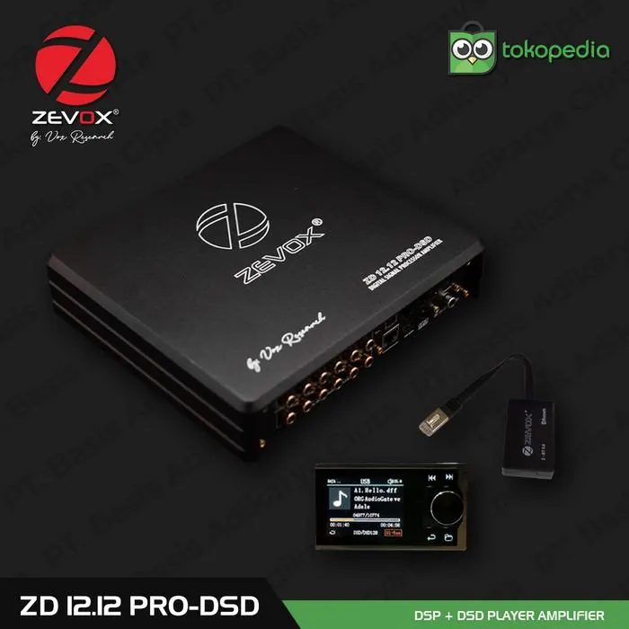 Processor Zevox ZD 12.12 Pro DSD ZD12 built in power dsp Vox ZD 12.12
