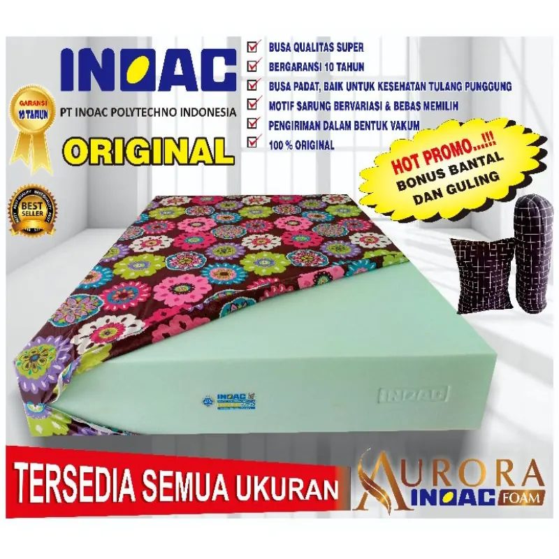 Kasur Busa INOAC Tebal 25 dan 30 EON DENSITY 23 Original