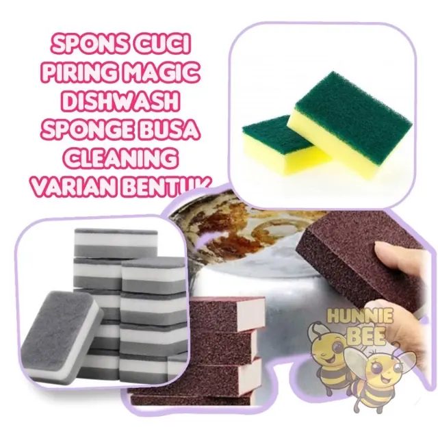 Spons Cuci Piring MAGIC Dishwash Sponge Busa Cleaning