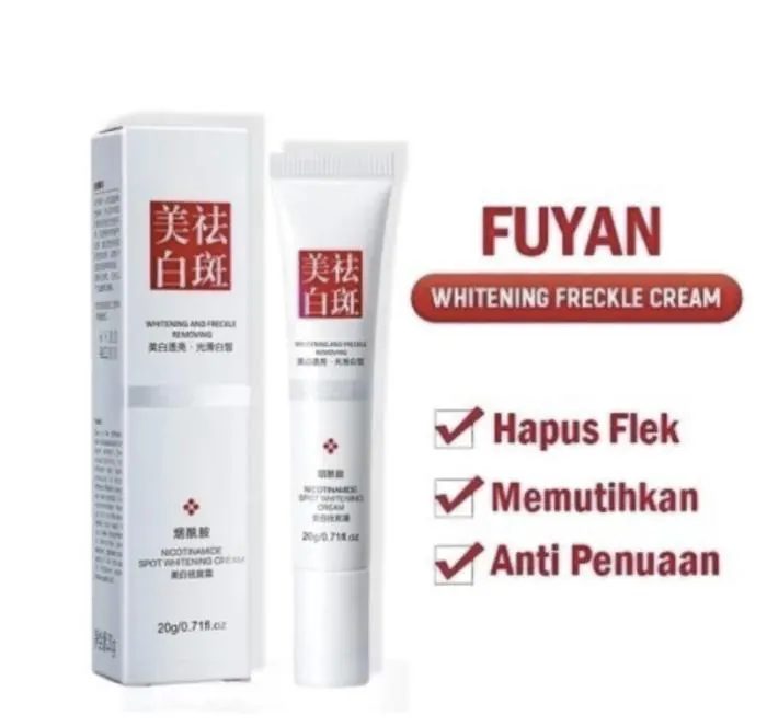 Fuyan Spot Whitening Cream 20gr Pemutih Penghilang Flek Hitam