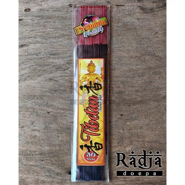 Dupa Hio Ritual PREMIUM TIBETAN 50 Batang Hitam Wangi Harum Tibet