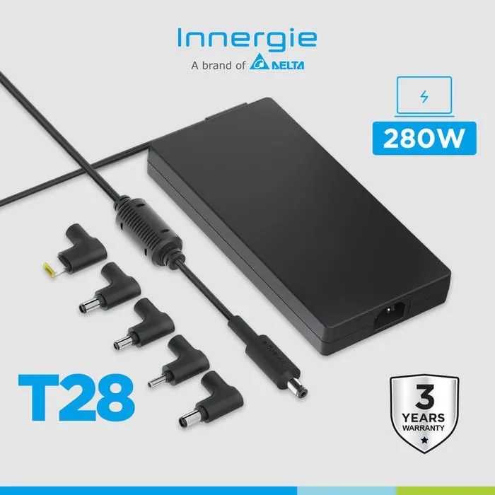 Power Adapter Innergie Charger Laptop Gaming ACER ASUS DELL HP LENOVO 280W 200W