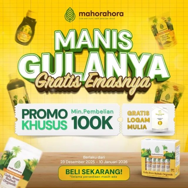 Gift Logam Mulia - Mahora Minimal Belanja 100k