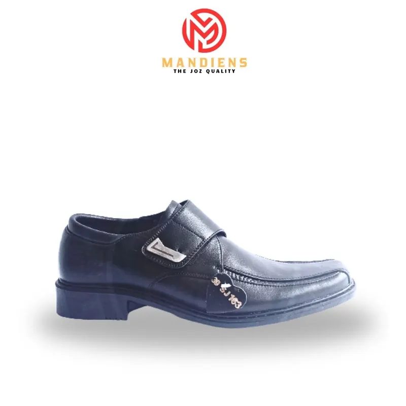 MANDIENS SJ163 Sepatu Kulit Asli Pantofel Pria Original Medali Export Quality