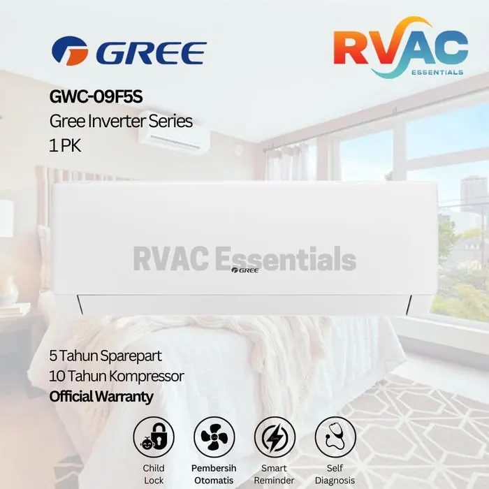 AC GREE Inverter Series GWC-09F5S 1 PK