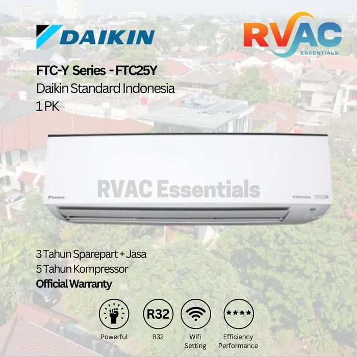Daikin AC Standard 1 PK FTC25-YV14 Indonesia