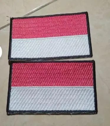 Bordir Logo Patch Bendera Merah Putih