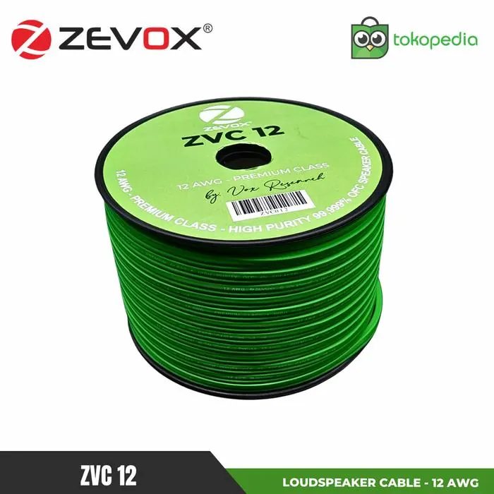 Kabel Speaker Mobil Zevox ZVC 12 by Vox Research (12 AWG-Roll)